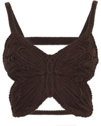 Blumarine - Haut À Design Sans Manches - Lyst