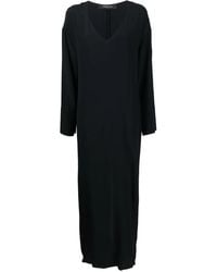 FEDERICA TOSI - Vestido largo con cuello en V - Lyst