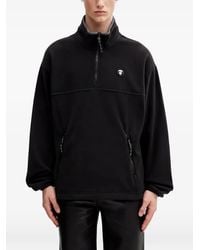 Aape By A Bathing Ape - Zip-Up Logo-Detail Sweatshirt - Lyst