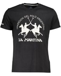 La Martina - Graphic-Print T-Shirt - Lyst