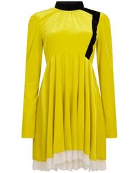 Philosophy Di Lorenzo Serafini - Lace-Trim Mini Dress - Lyst