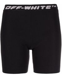 Off-White c/o Virgil Abloh - Pantalones cortos de deporte con logo en la cinturilla - Lyst