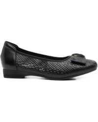 Linda Baumann - Bow-Detail Ballet Flats - Lyst
