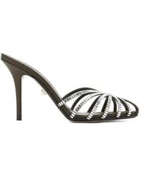 ALEVI - Emily Crystal-Embellished Heeled Sandals - Lyst