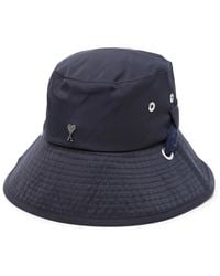 Ami Paris - Ami De Coeur Logo-plaque Bucket Hat - Lyst
