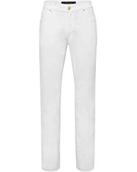 Billionaire - Monogram Embroidered Jeans - Lyst