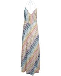 Missoni - Zigzag-Pattern Maxi Dress - Lyst