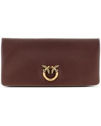 Pinko - Bandolera Love Bag Click Soft Horizontal Mediana De Piel - Lyst
