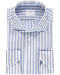 Xacus - Travel Shirt Striped Shirt - Lyst