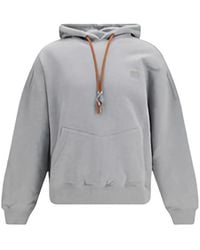 Loewe - Anagram-Embroidered Key-Detail Hoodie - Lyst