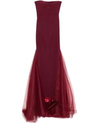 V:PM ATELIER - Ariana Strapless Maxi Dress - Lyst