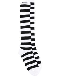 Moschino - Knee-length Striped Socks - Lyst