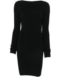 Rick Owens - Cut-Out Ribbed Mini Dress - Lyst