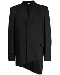 Comme des Garçons - Check-Print Wool Blazer - Lyst