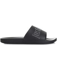Just Cavalli - Logo Detail Sandals - Lyst
