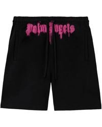 Palm Angels - Shorts Met Logo - Lyst