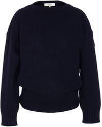 Chloé - Trui Met Ronde Hals En Logopatch - Lyst