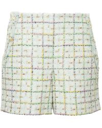 WEILL PARIS - Pastel Tweed Shorts - Lyst