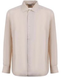 MC2 Saint Barth - Pamplona Button-Up Curved-Hem Shirt - Lyst