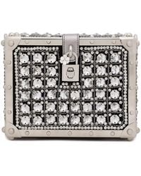Dolce & Gabbana - Jacquard Dolce Box Top-Handle Bag - Lyst