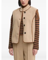 INTROPIA - Teddy-Weste mit Knopfverschluss - Lyst