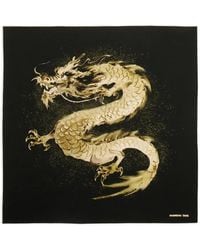 Shanghai Tang - Watersky Dragon-Print Scarf - Lyst