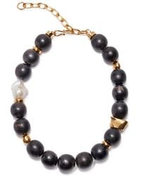Lizzie Fortunato - Oria Pearl-Embellished Necklace - Lyst