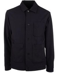Paul & Shark - Button-Up Patch-Pocket Jacket - Lyst