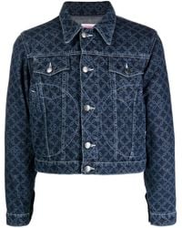 Charles Jeffrey - Giacca Denim Etchen Con Stampa - Lyst