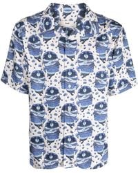 GmbH - Graphic-print Short-sleeve Shirt - Lyst