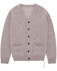 Fortela - Edmund Button Ribbed Cardigan - Lyst