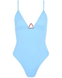 Let's Swim - Sharkロゴ ワンピース水着 - Lyst