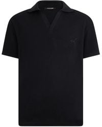 Roberto Cavalli - Embroidered-Logo Short-Sleeve Polo Shirt - Lyst