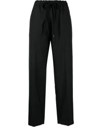 MM6 by Maison Margiela - Single-Stitch Cropped Trousers - Lyst