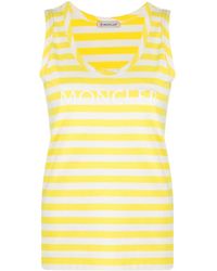 Moncler - Top Con Logo Estampado - Lyst
