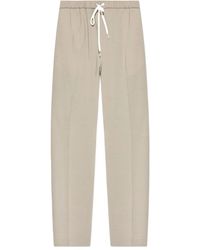 MM6 by Maison Margiela - Drawstring-Waist Trousers - Lyst