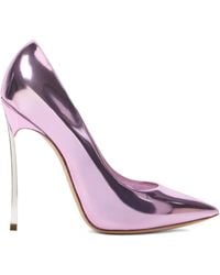 Casadei - 120Mm Blade Interstellar Metallic Pumps - Lyst