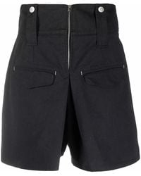Isabel Marant - A-Line Cotton Shorts - Lyst