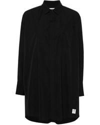 Sacai - Popeline-Hemd Mit Logo-Stickerei - Lyst