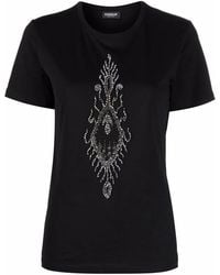 Dondup - Bead-Embellished Cotton T-Shirt - Lyst
