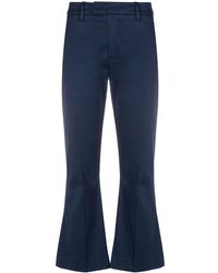 Dondup Укороченные Расклешенные Брюки - Синий