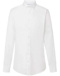 Hackett - Chemise En Popeline Habillée À Coupe Classique - Lyst
