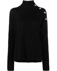 Zadig & Voltaire - Maglione A Collo Alto Alma - Lyst