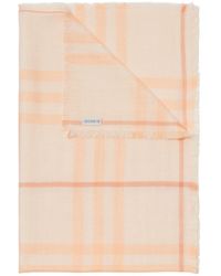Burberry - Pashmina reversible a cuadros - Lyst