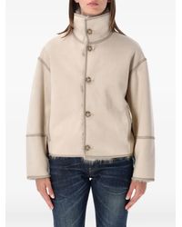 Urbancode - Chaqueta Reversible Con Cuello Alzado - Lyst