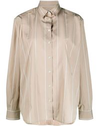 Totême - Striped Cotton Shirt - Lyst