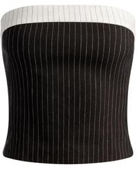 Alice + Olivia - Haut Kelly À Fines Rayures - Lyst