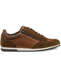 Geox - Renan Side-Zip Panelled Sneakers - Lyst