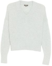 N.Peal Cashmere - Knitted V-Neck Jumper - Lyst