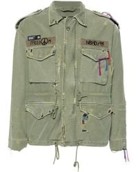 Neighborhood - Distressed Military Jacket - Lyst